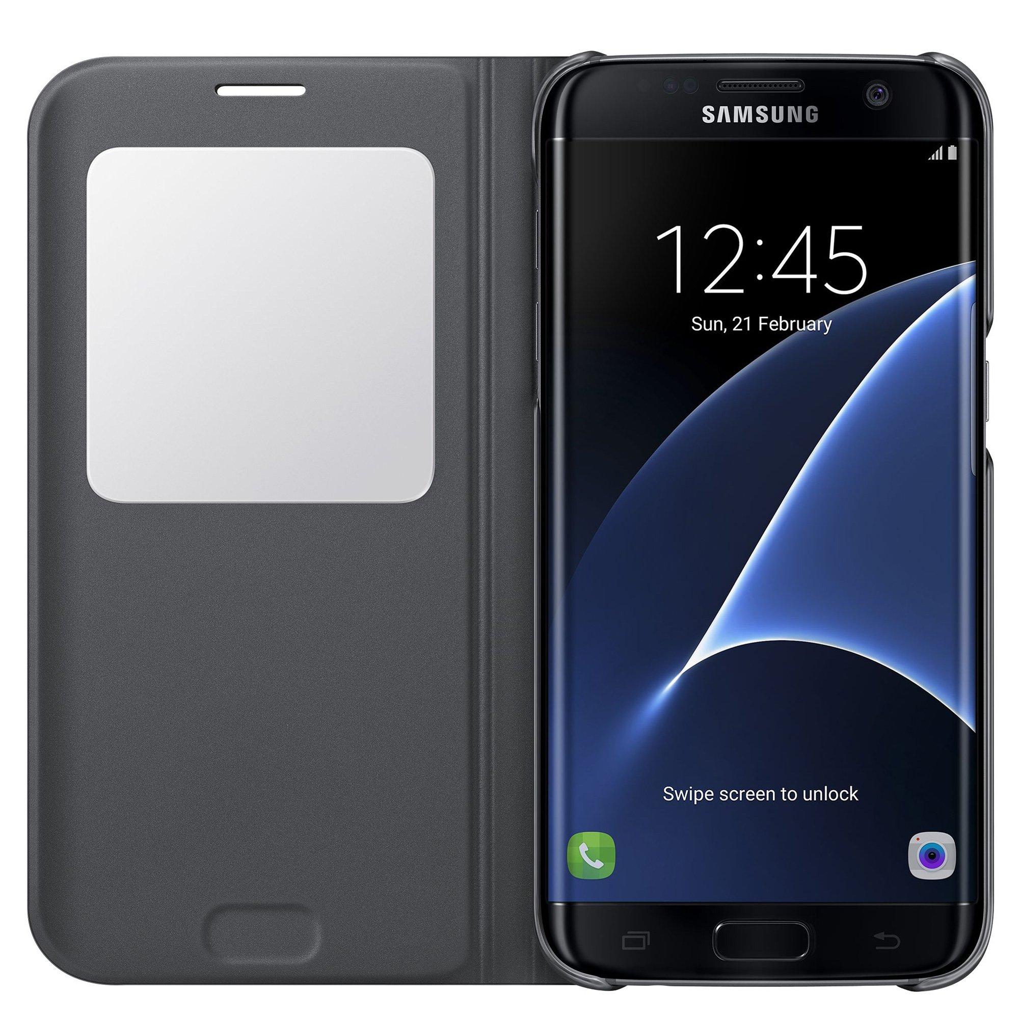 SAMSUNG Clear View Bookcase für Smartphone Galaxy S7 Edge 