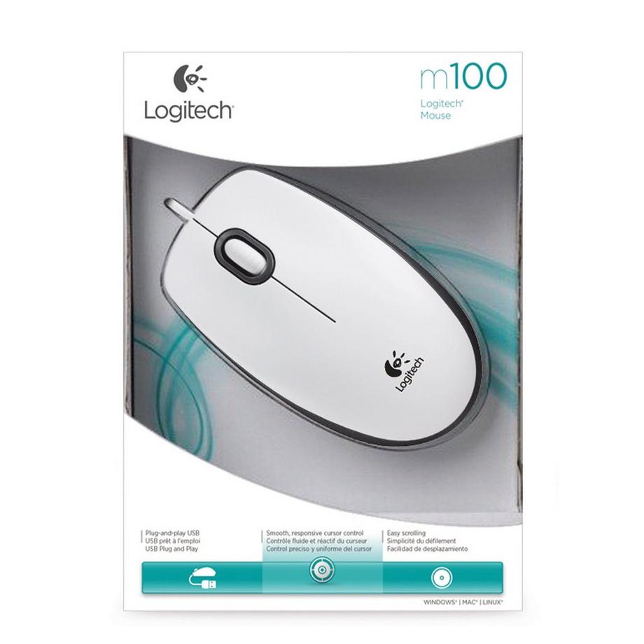 Logitech M100 Blanc M100 