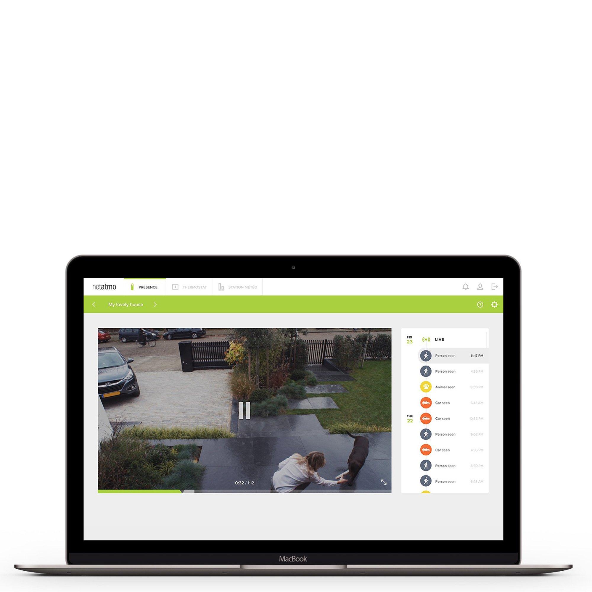NETATMO Smarte Aussenkamera (Presence) Sicherheitskamera 