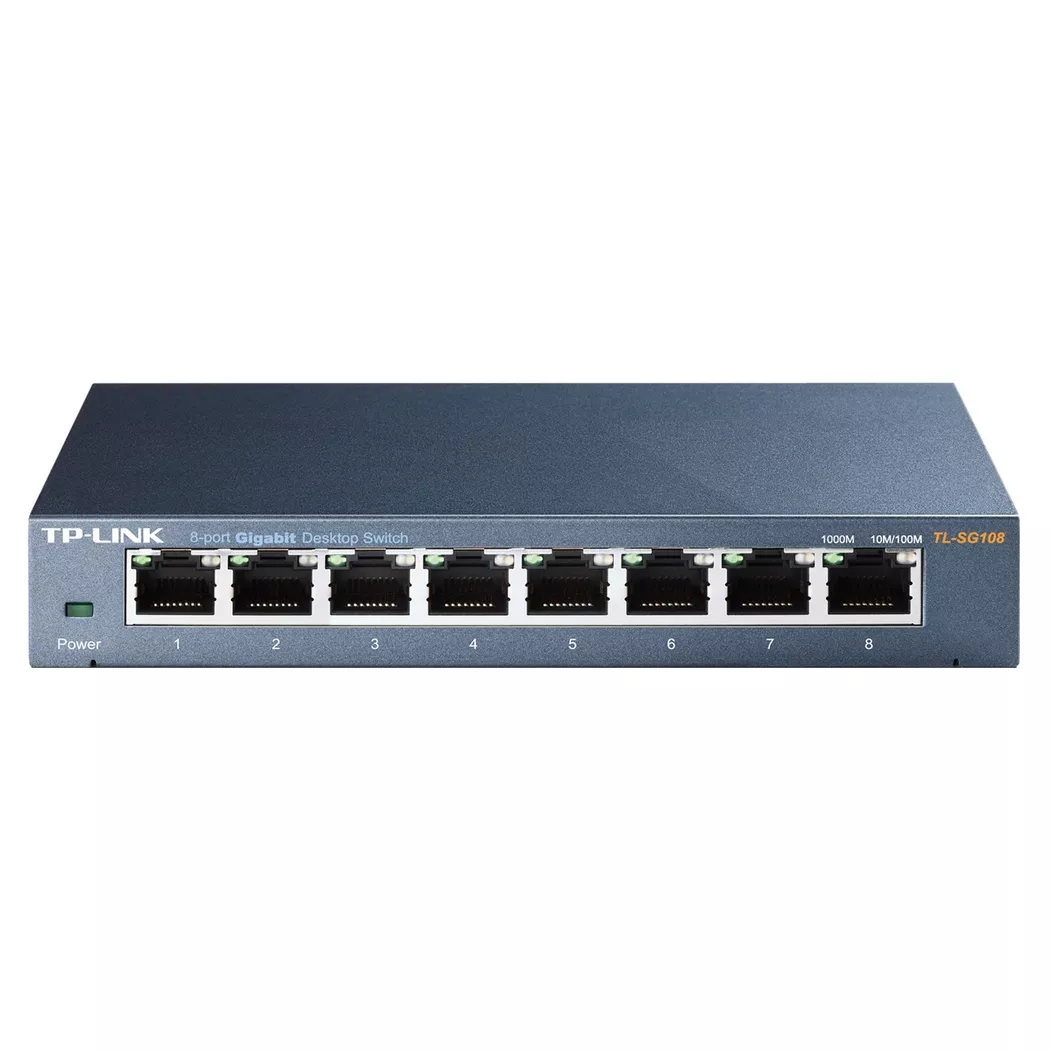TP-LINK TL-SG108 V4 Netzwerk Switch 8 Port 1 GBit/s