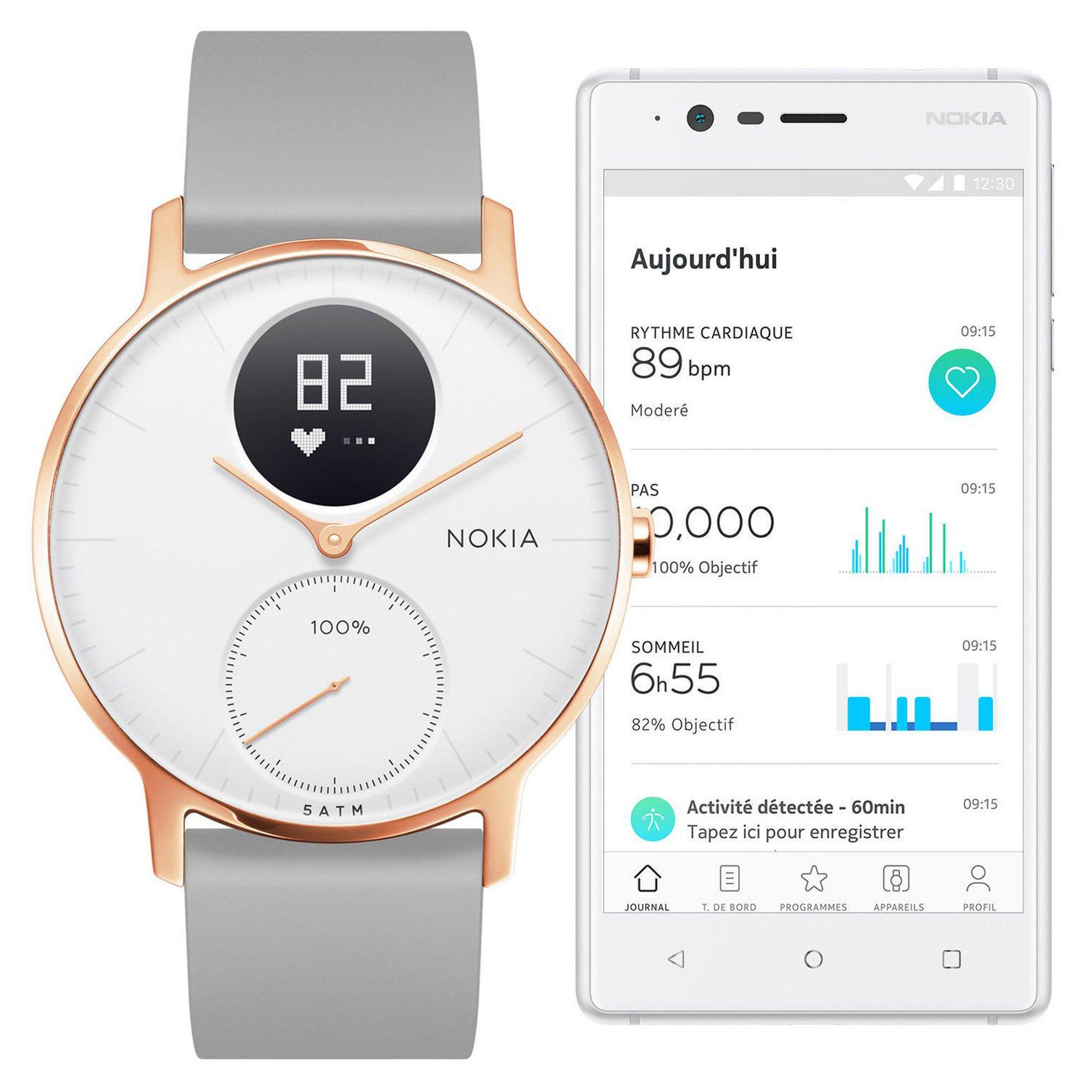 NOKIA Steel HR Montre d'activité 