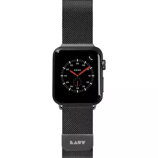 LAUT Bracelet en métal pour Smartwatch Steel Loop (Apple Watch) Black