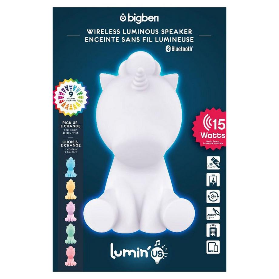 bigben Lumin'US Unicorn Blanc Lumin'US Unico 