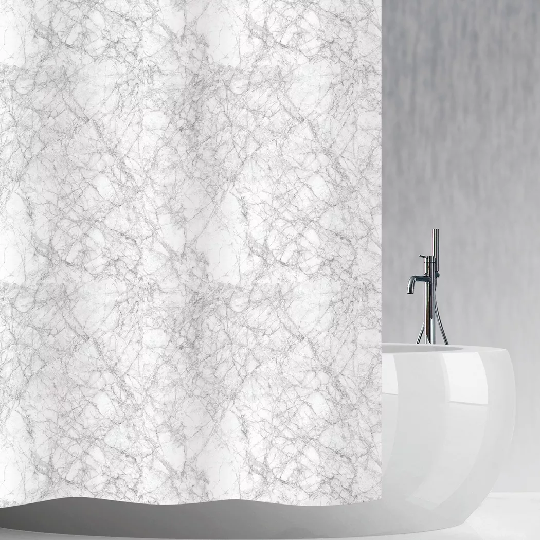 Manor Shower Curtain Grey 180x180cm 2
