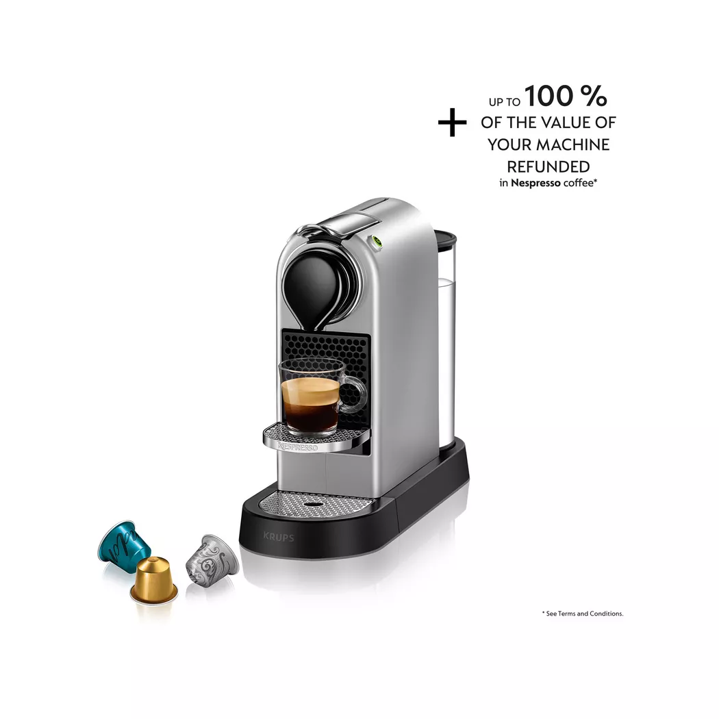 Krups – Nespressomaschine, Silber