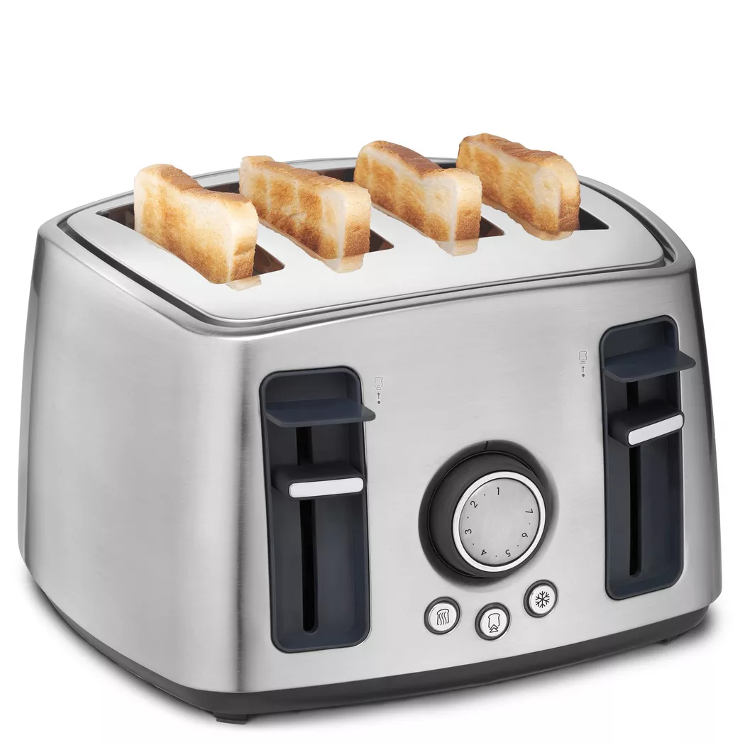 Manor – Toaster, 4 Scheiben, Chrom