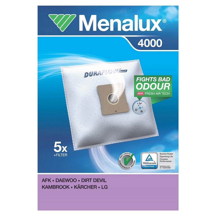 Menalux Sac aspirateur 4000 