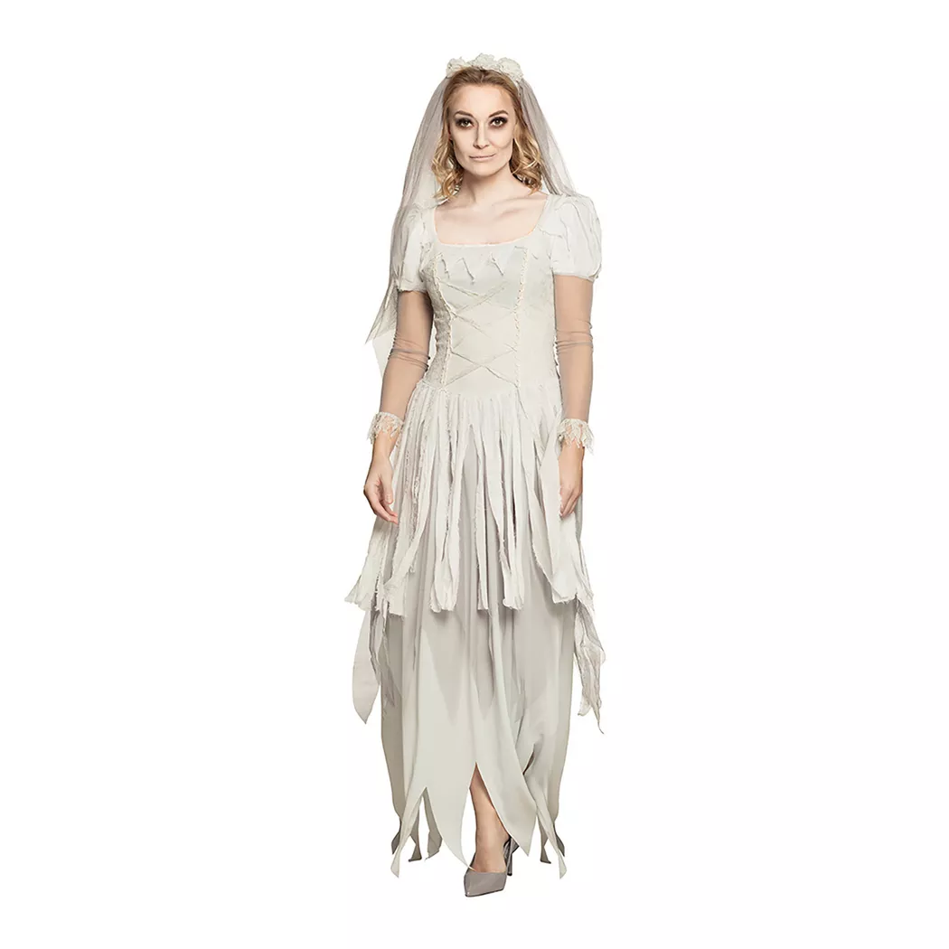 Boland - Halloween Kostüm Geisterbraut, 36-38, Weiss
