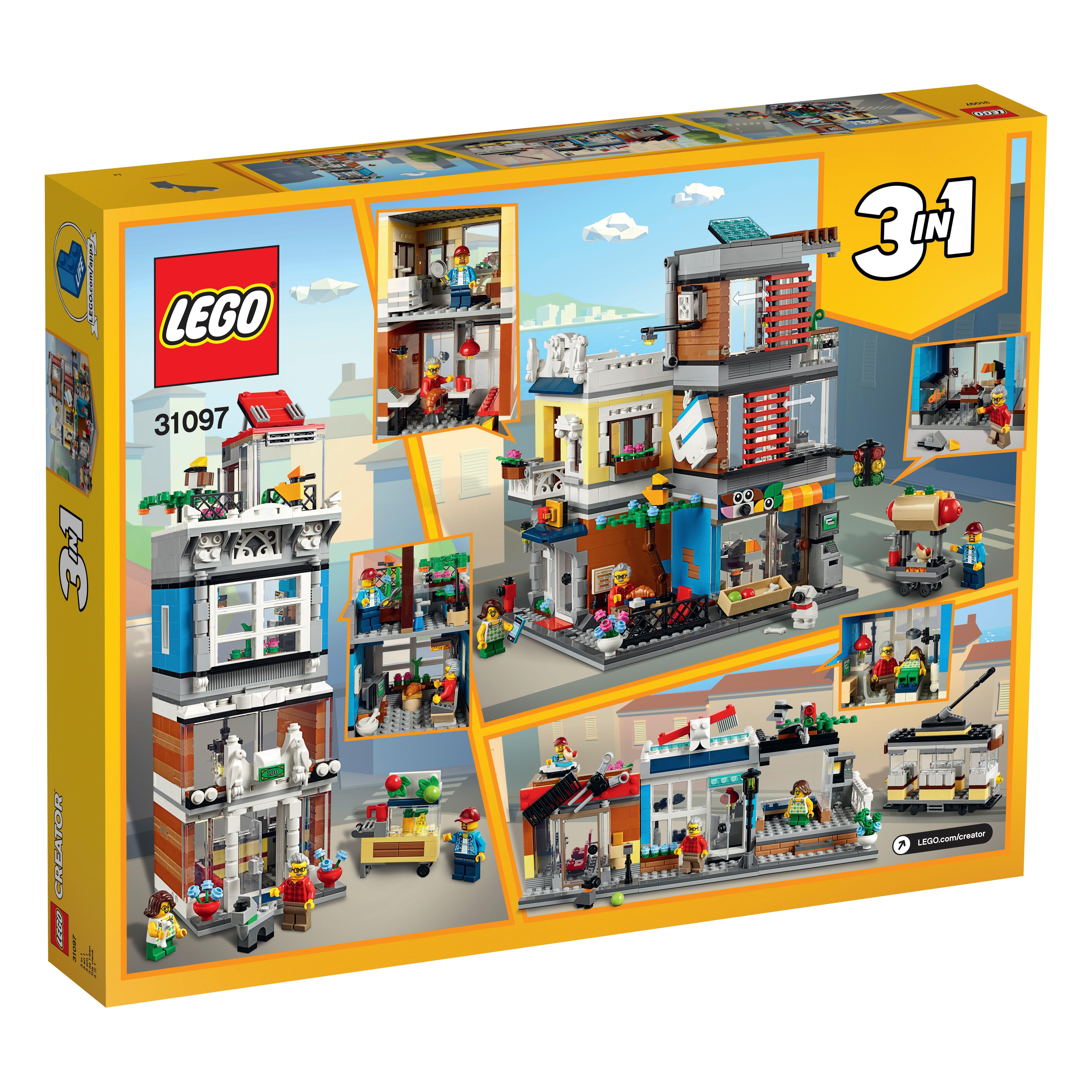 LEGO®  31097 Stadthaus mit Zoohandlung & Café 