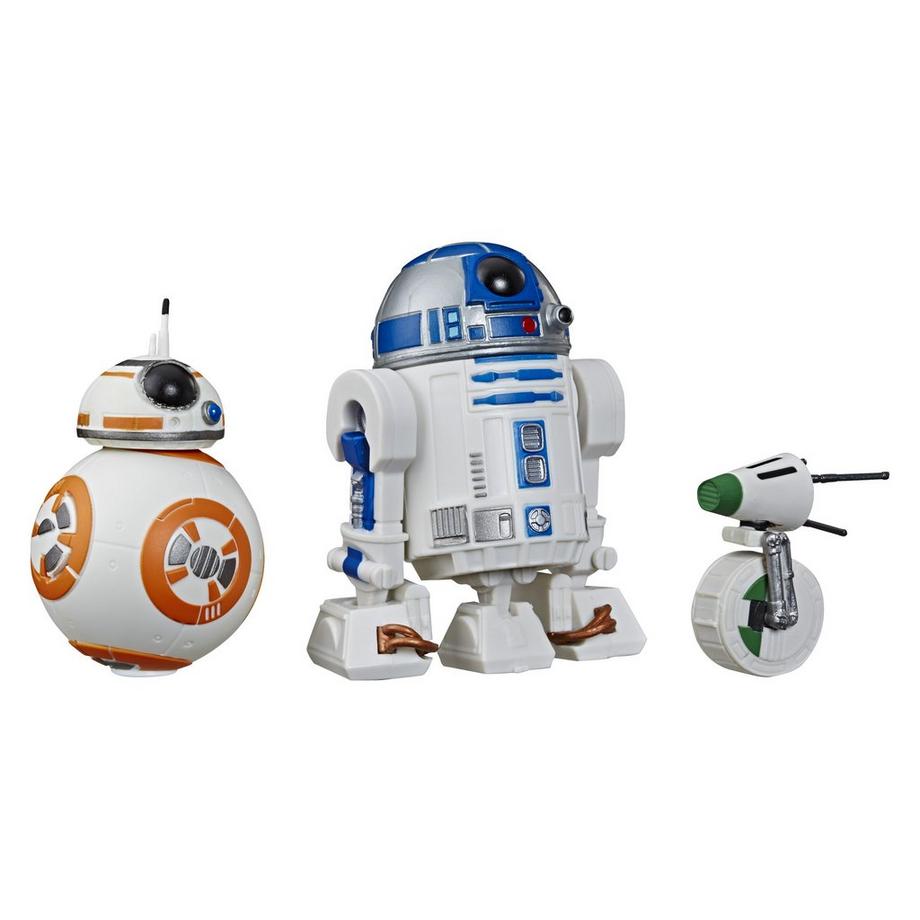 Hasbro  Star Wars Galaxy of Adventures R2-D2, BB-8, D-O figurine 3-pack 