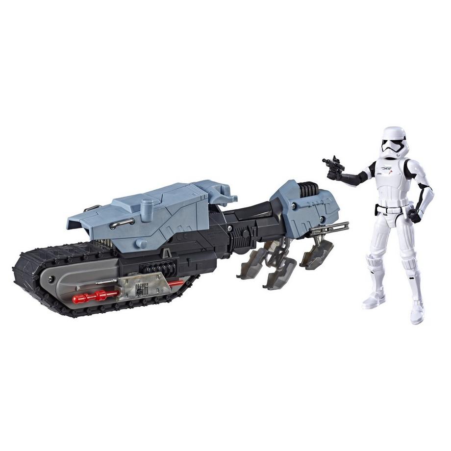 Hasbro  Star Wars Galaxy of Adventures driver di primo ordine e treadspeeder 