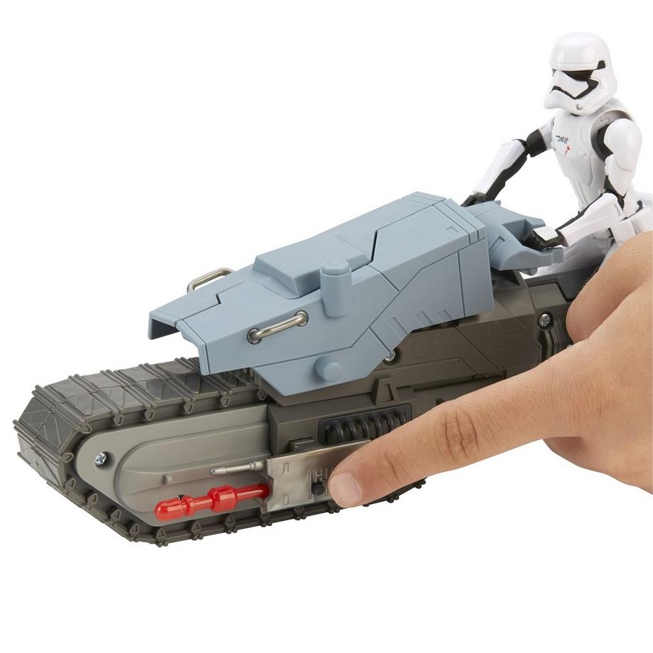 Hasbro  Star Wars Galaxy of Adventures driver di primo ordine e treadspeeder 