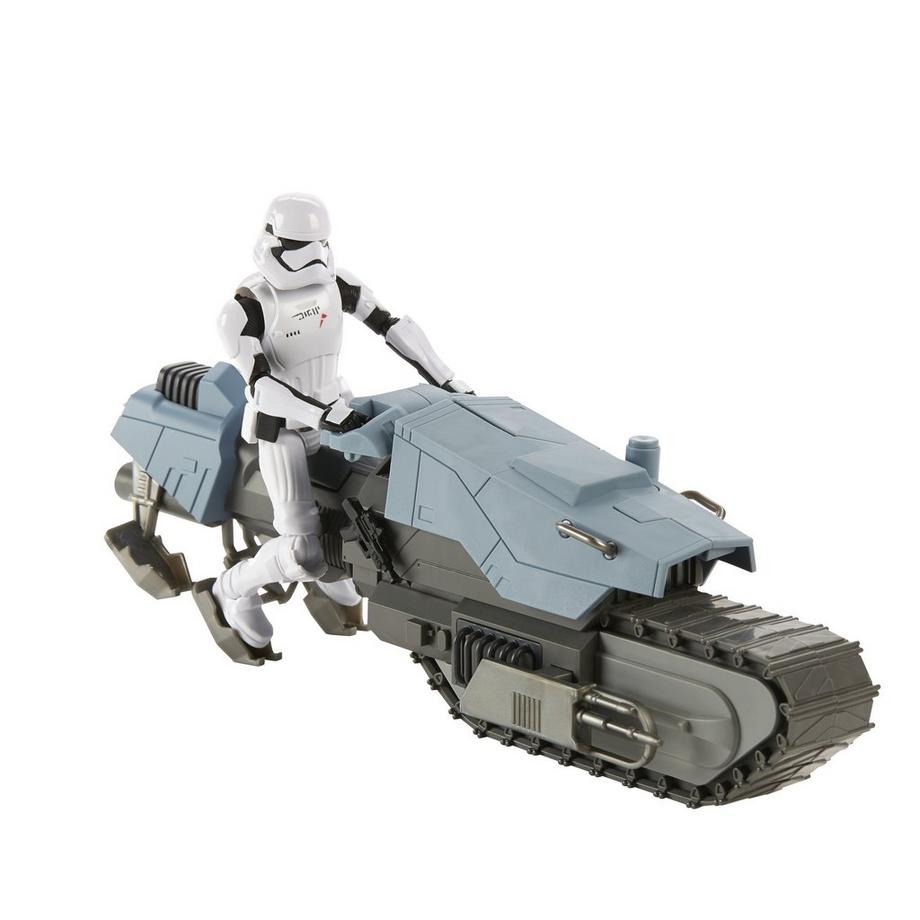 Hasbro  Star Wars Galaxy of Adventures driver di primo ordine e treadspeeder 
