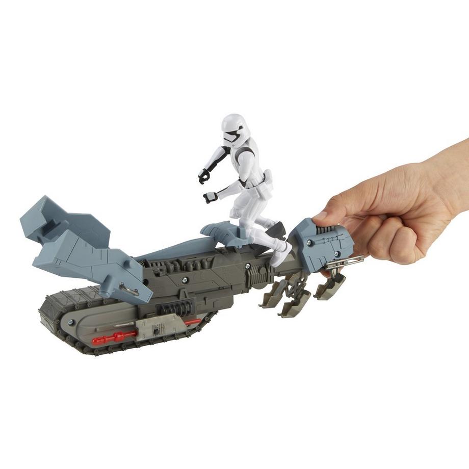 Hasbro  Star Wars Galaxy of Adventures driver di primo ordine e treadspeeder 