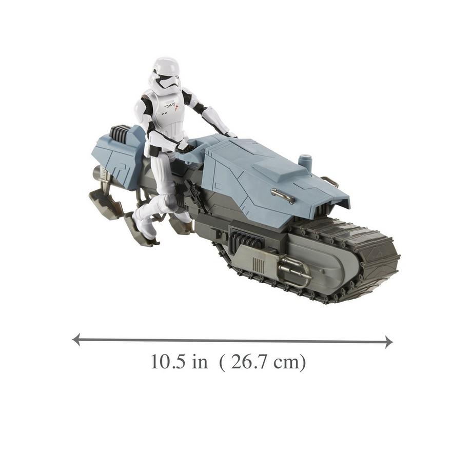 Hasbro  Star Wars Galaxy of Adventures driver di primo ordine e treadspeeder 