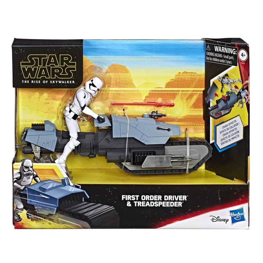 Hasbro  Star Wars Galaxy of Adventures driver di primo ordine e treadspeeder 
