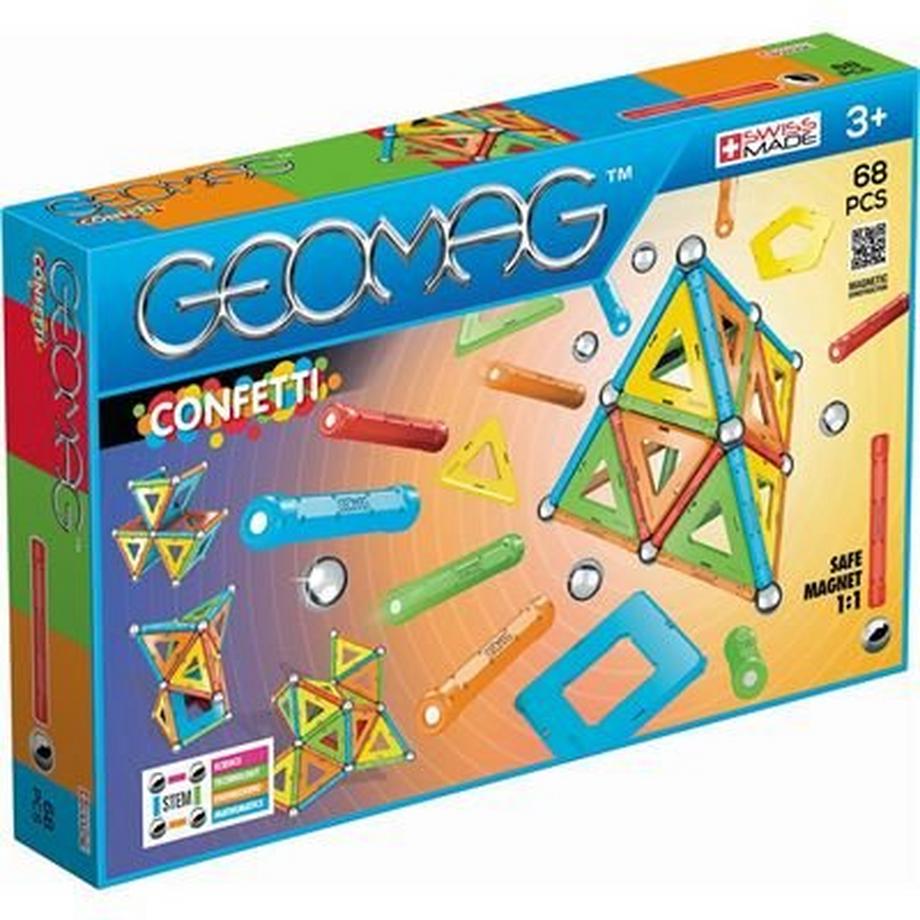 Geomag  Confetti 68 pezzi 