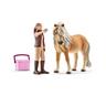 Schleich  41431 Pferdepflegerin mit Island Pony Stute 