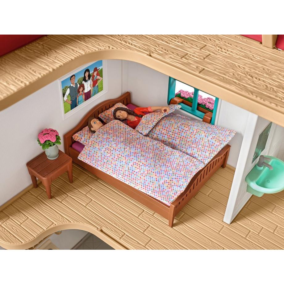 Schleich  Großer Pferdehof mit Wohnhaus und Stall 