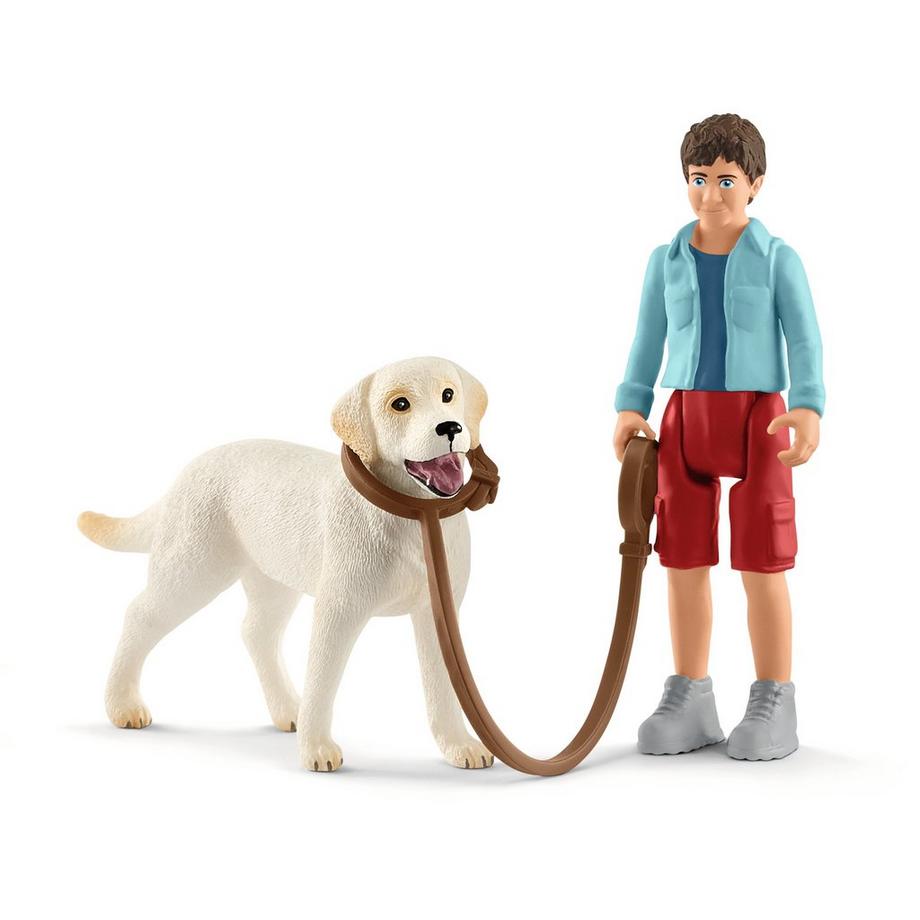 Schleich  42478 Spaziergang mit Labrador Retriever 