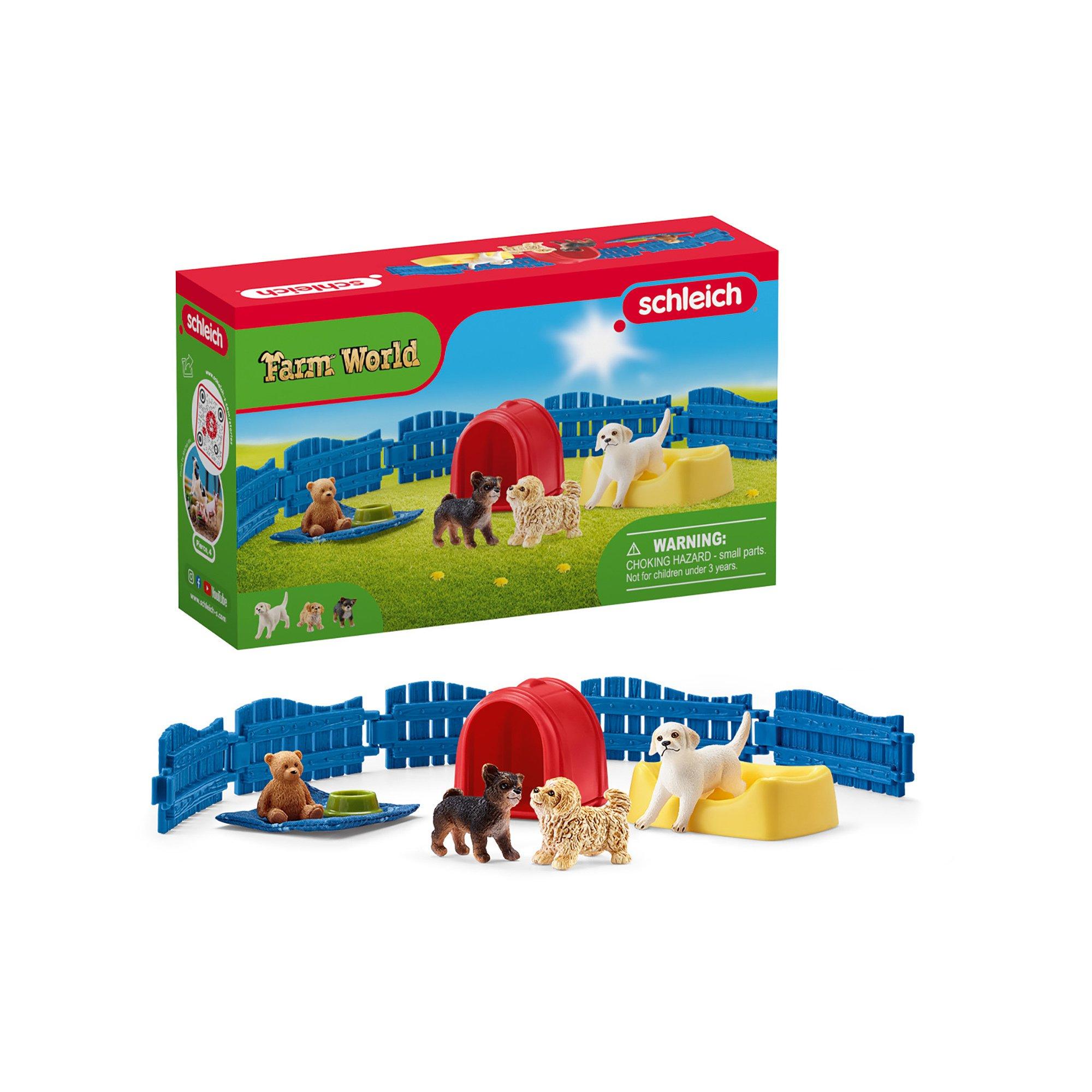 Schleich  42480 Enclos à chiots 