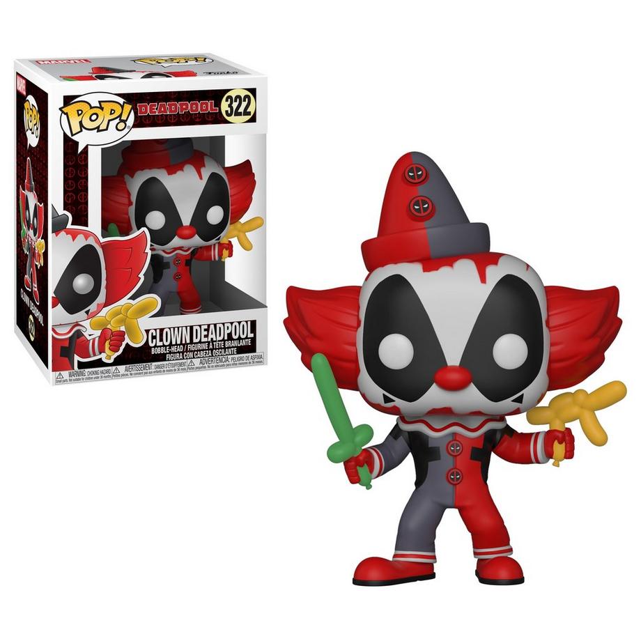 Funko  Marvel Deadpool Playtime, Deadpool Clown 