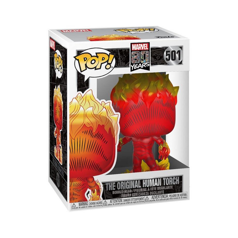 Funko  Marvel: 80th - premiere comparition - Human Torch 