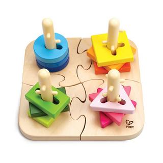 Hape  Puzzle à boutons créatifs 