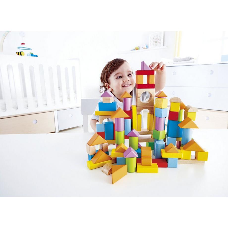 Hape  Baril de cubes 