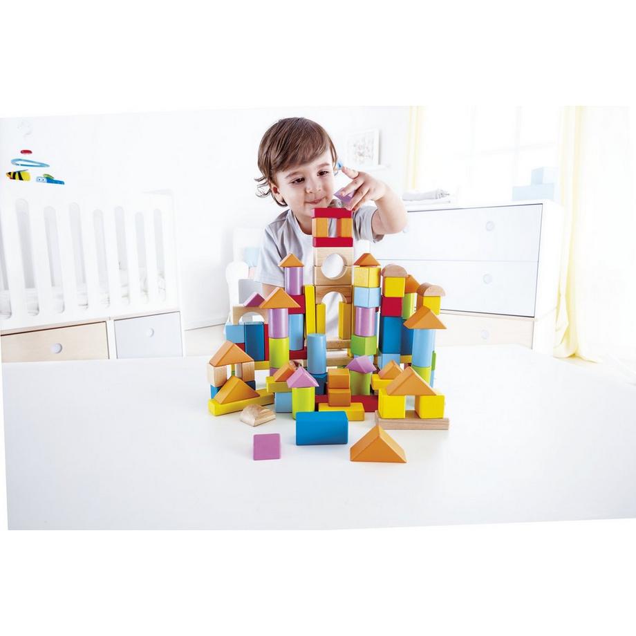 Hape  Baril de cubes 