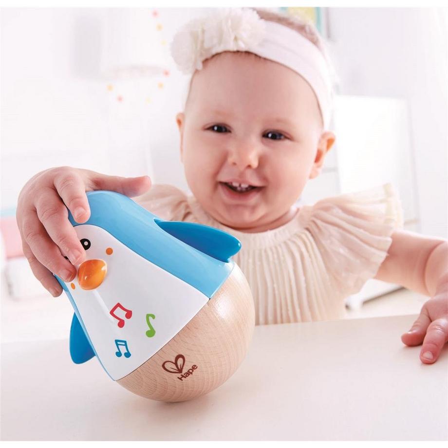 Hape  Pingouin gyroscopique musical 