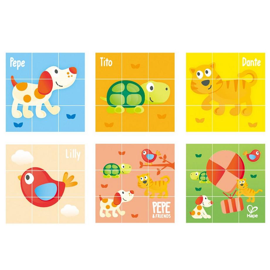 Hape  Cubes Puppy et ses amis 
