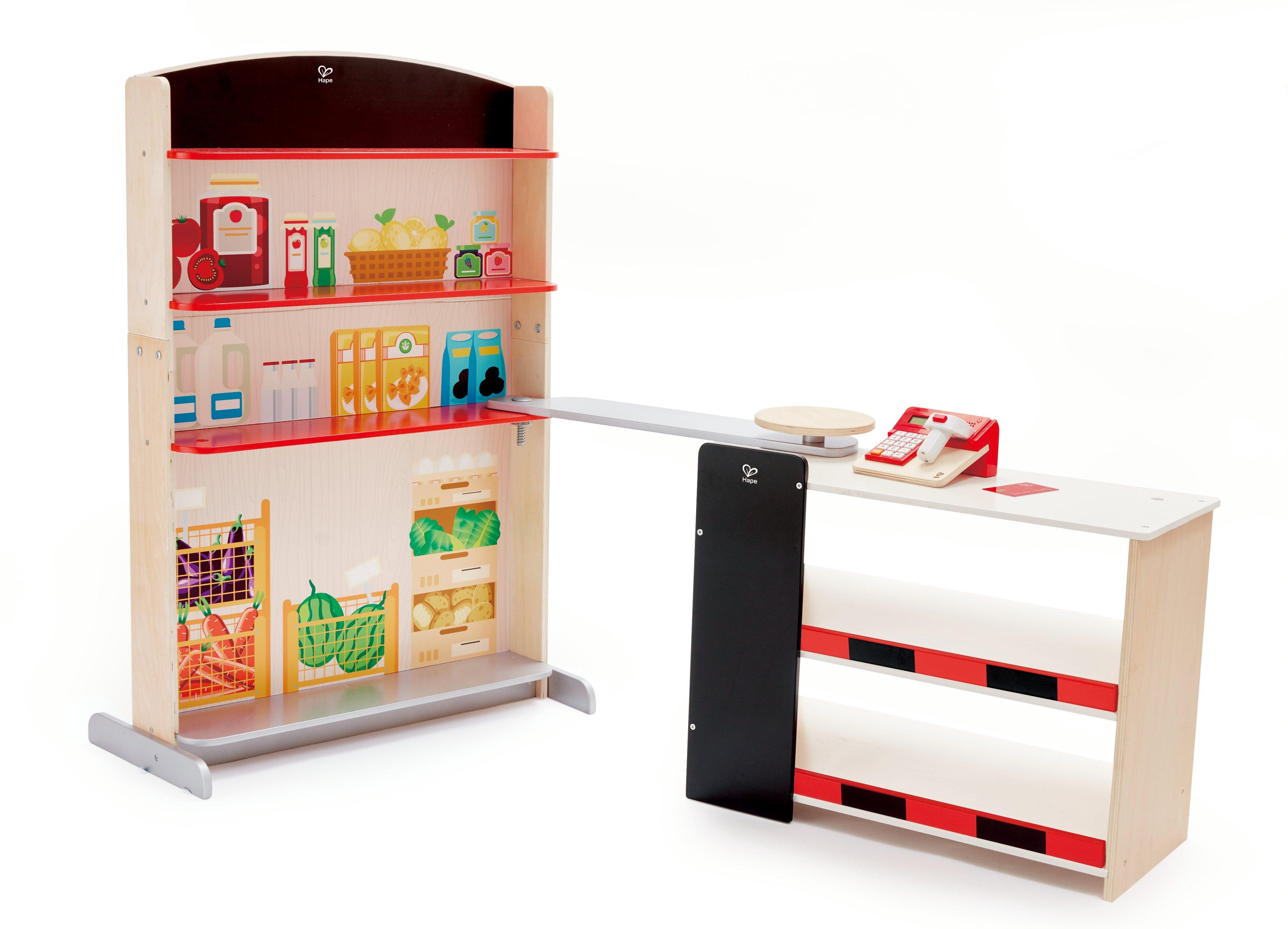 Hape  Kaufladen mit Kasse & Scanner 