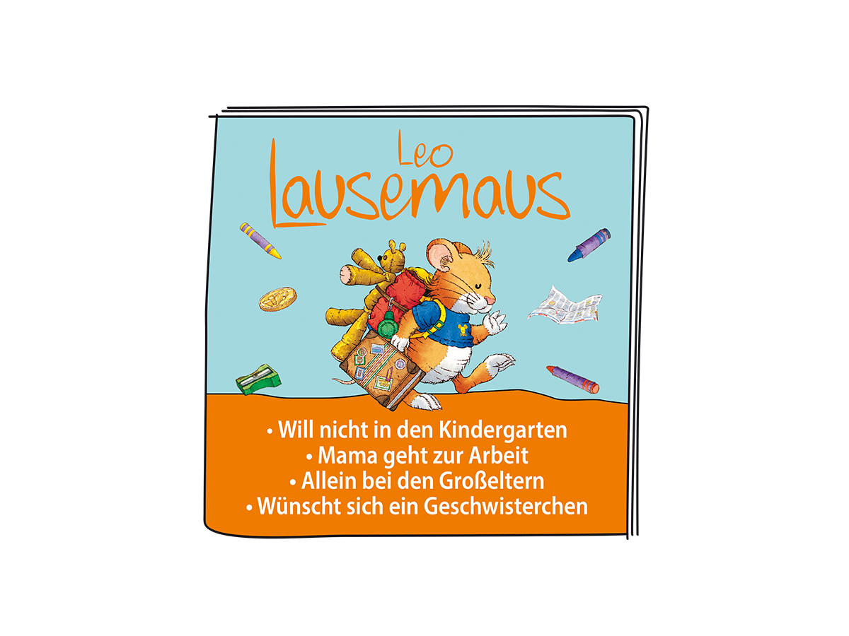 Tonies  Leo Lausemaus - Das Original-Hörspiel zu den Büchern 2 Hörfigur, Deutsch 