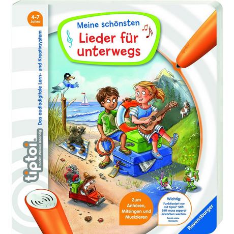 tiptoi  Meine schönsten Lieder für unterwegs, Deutsch 