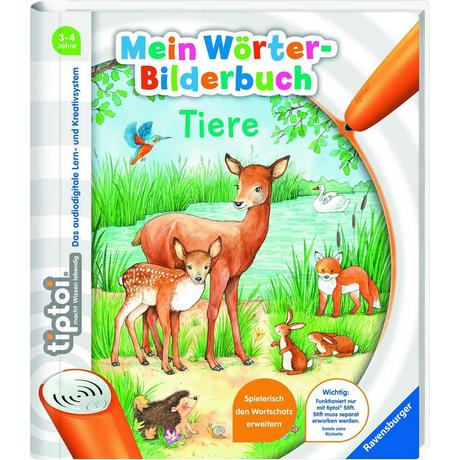 tiptoi  Mein Wörter-Bilderbuch: Tiere, allemand 
