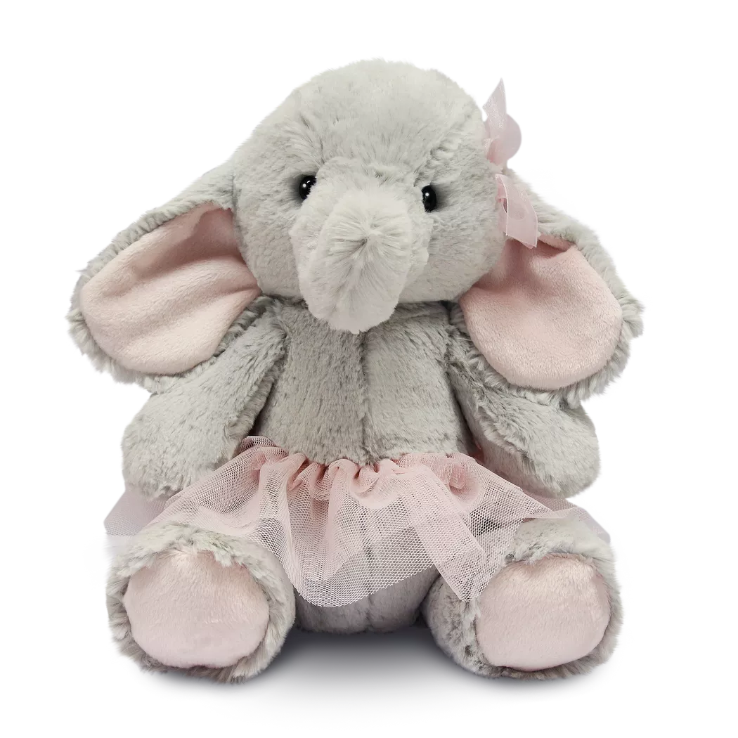Aurora - Plüsch Elefant Ballerina, 28cm, Grau