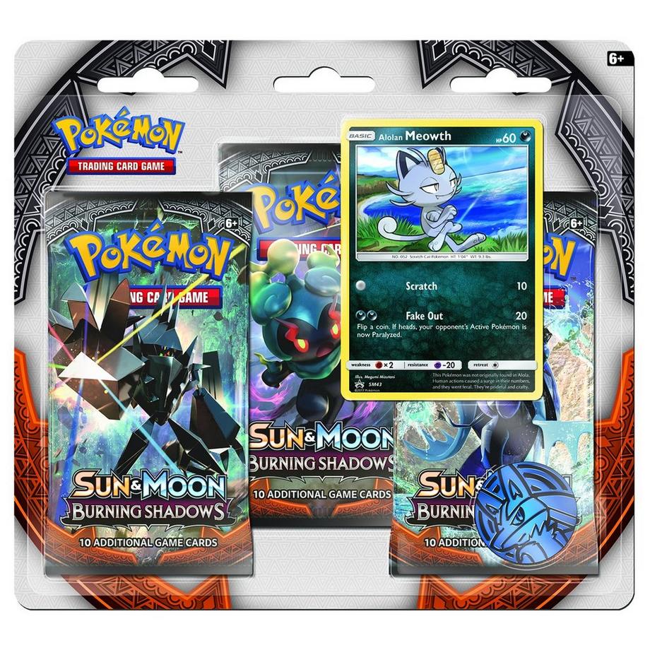 Sun & Moon Burning Shadows Three Pack Blister, Anglais