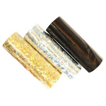 3 stelle filanti oro/nero/argento