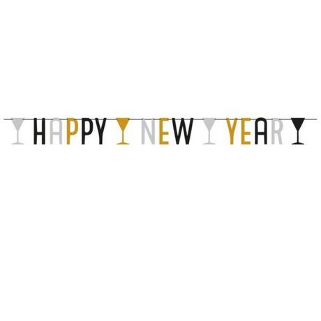 amscan  Ghirlanda Happy New Year 