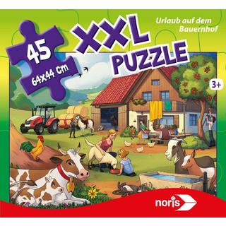 noris  XXL Puzzle Urlaub auf dem Bauernhof 45 Teile 