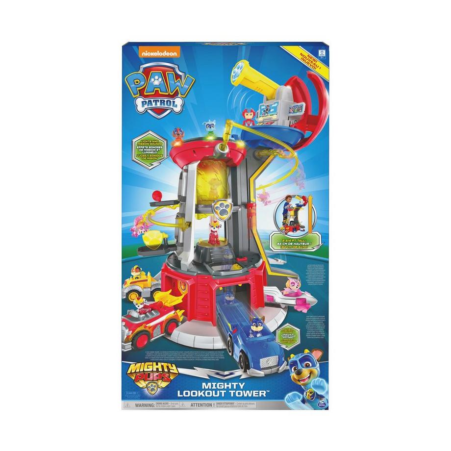 Spin Master  Paw Patrol Mighty Pups Lifesize Lookout Tower Zentrale 