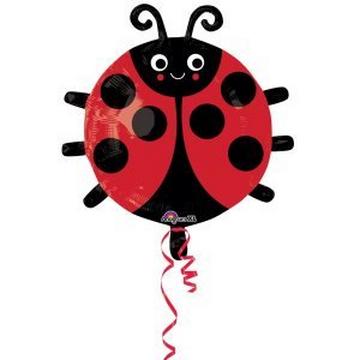 Palloncino in alluminio Happy Lady Bug
