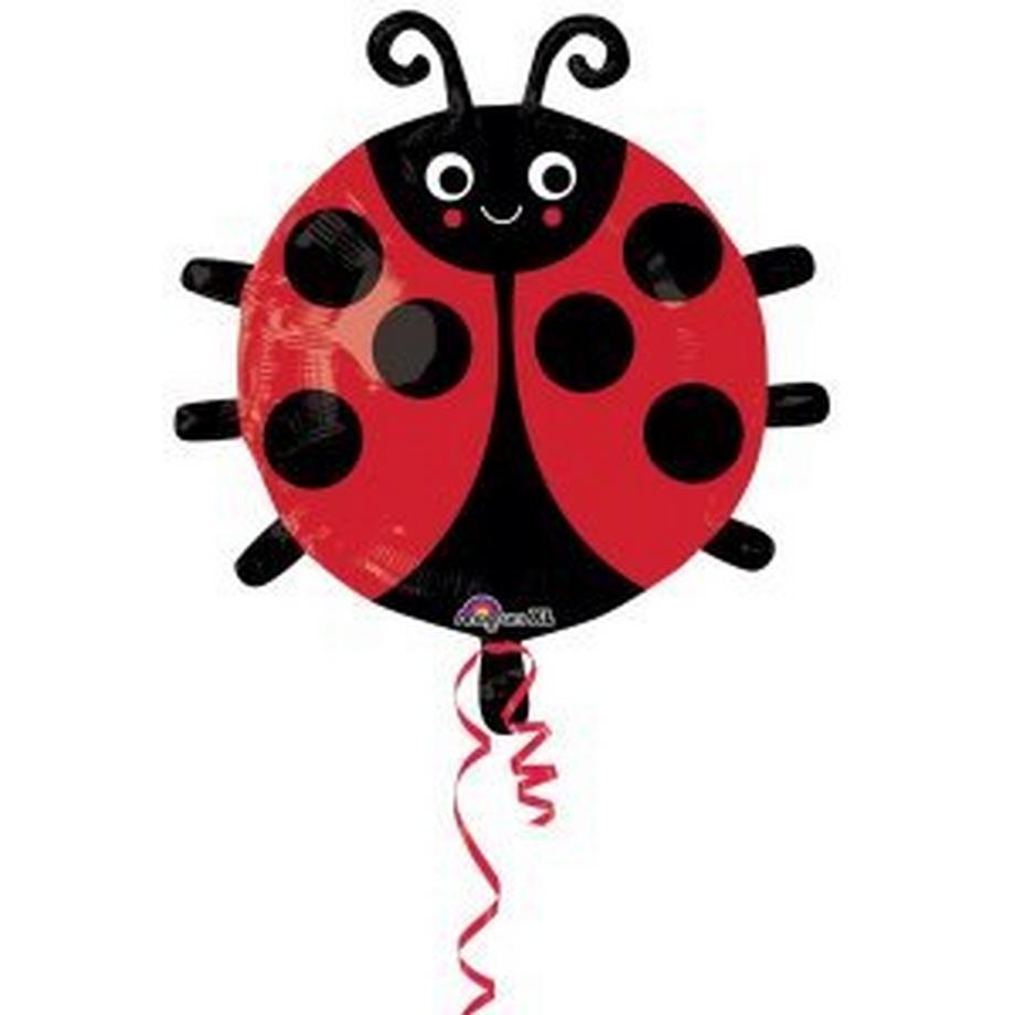 amscan  Palloncino in alluminio Happy Lady Bug 