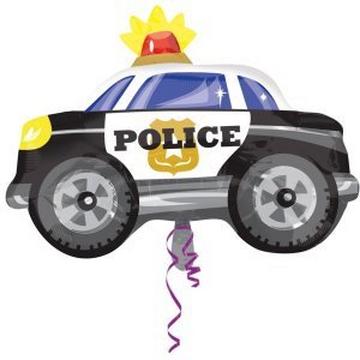 Palloncino in alluminio auto della polizia