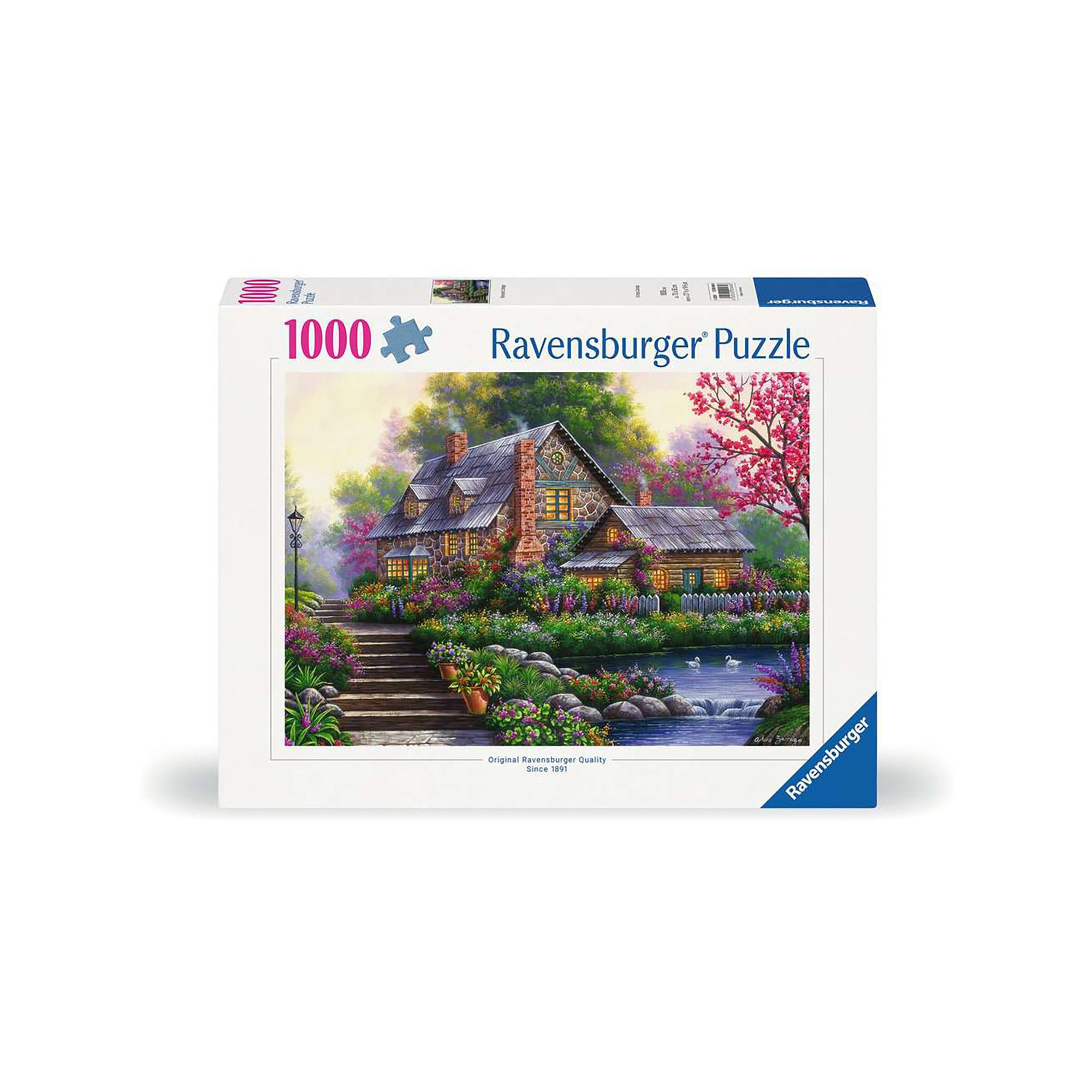 Ravensburger  Puzzle cottage romantique, 1000 pièces 