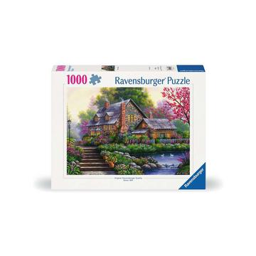 Puzzle cottage romantique, 1000 pièces