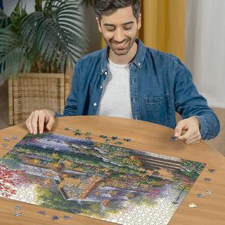 Ravensburger  Puzzle romantica casa di campo, 1000 pezzi 