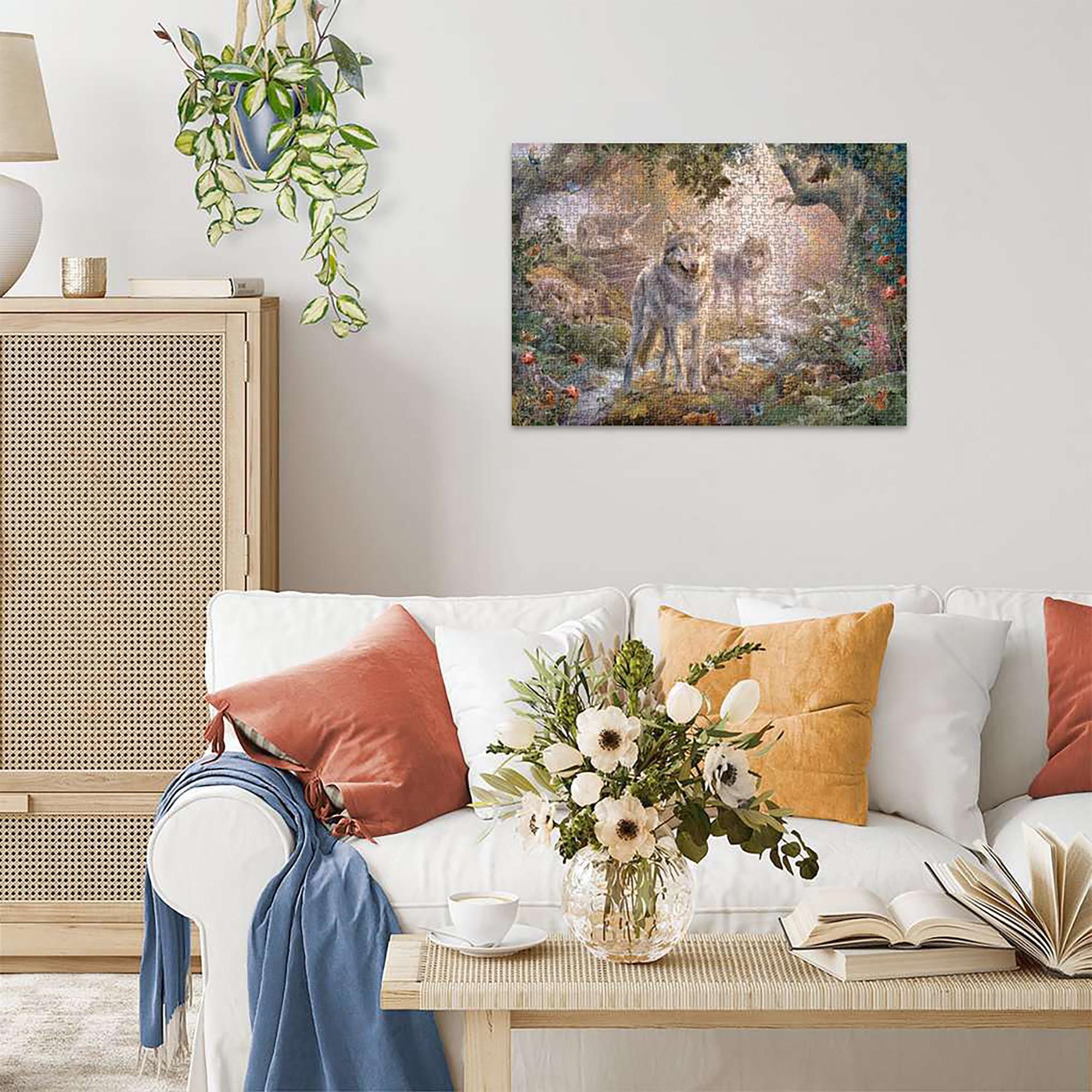 Ravensburger  Puzzle famille de loups en été , 1000 pièces 