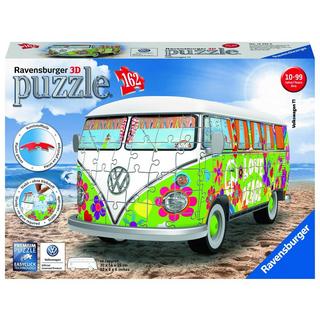Ravensburger  3D Puzzle VW1 T1 Hippie Edition, 162 Teile 